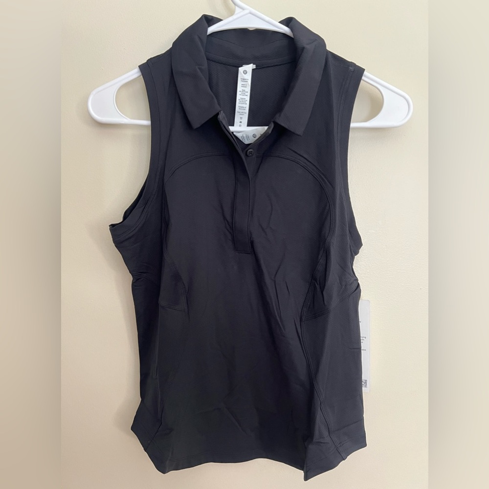Lululemon Quick Drying Sleeveless Polo Size 4